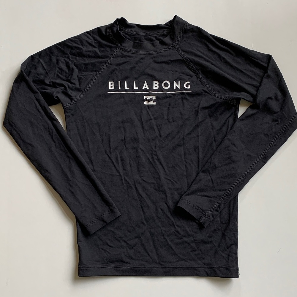 BILLABONG Kids Rashgaurd Swim long Sleeve 50 UPF Size 10